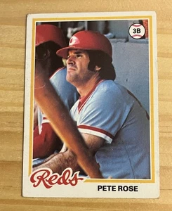 1978 Topps Baseball Pete Rose  # 20 Cincinnati Reds MLB HIT KING VG - Picture 1 of 4
