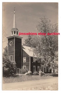 Grand Pre, Nova Scotia, Kanada RPPC - Old Covenantes Kirche Echtfoto Postkarte - Bild 1 von 2