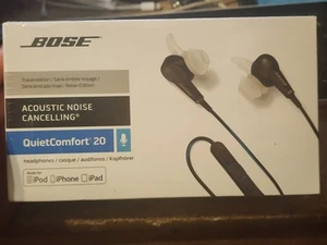 BOSE ACOUSTIC NOISE CANCELLING QUIETCOMFORT 20 QuietComfort 20 Apple iPhone iPad - Picture 1 of 6
