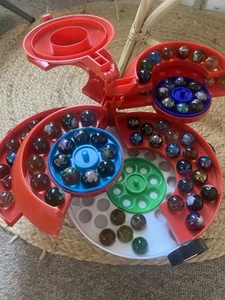 RARE Pokemon Vintage Marbles Poke Ball Carry Case With Marbles Huge Collection! - Picture 1 of 20