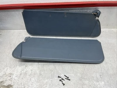 Quebra-sol 1988-1998 Chevy Silverado GMC Sierra 1500 2500 par azul marrom fabricante de equipamento original - Imagem 1 de 4