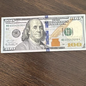$100 CASH - $100 Dollar Bill - Blue Note - United States note USD - Lot 2608H - Picture 1 of 13