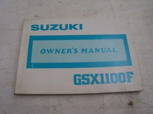 OEM Suzuki 1988 (J) GSX1100F Owner's Manual, August 1987 EN, 99011-48B51-03A!# - Bild 1 von 12