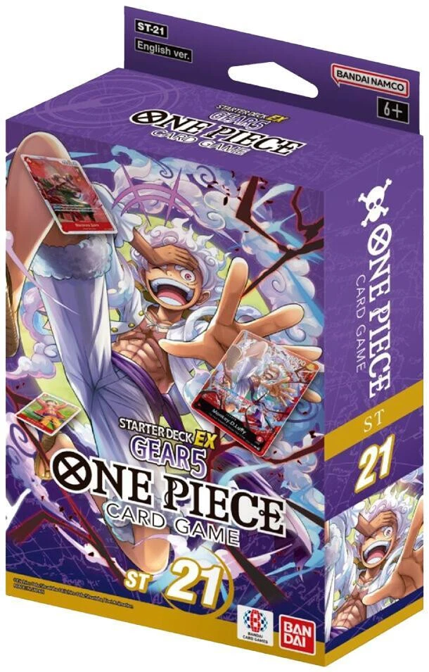 ONE PIECE TCG: GEAR5 STARTER DECK EX 21 (ST-21) FACTORY SEALED/ENGLISH - Image 1 of 1