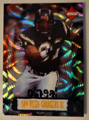 1996 Collector's Edge HOLOFOIL Parallel SP Leslie O'neal Ser #d /500 - Charges - Image 1 of 2