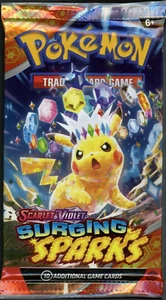 Pokemon Surging Sparks Booster Pack - 10 Cards / Pack - Random Art - SEALED - Picture 1 of 2