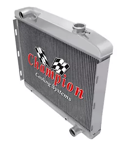 Eagle Champion 3 Row All Aluminum Radiator for 1957 Chevrolet Del Ray L6 Engine - Bild 1 von 7