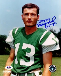 Don Maynard autographed signed inscribed 8x10 photo NFL New York Jets PSA COA - Picture 1 of 1