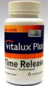 10 Bottle Vitalux Plus Time Release With Lutein 30's NEW - Picture 1 of 1