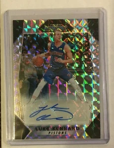 2017-18 LUKE KENNARD PANINI PRIZM MOSAIC SILVER AUTO RC 90/99  - Picture 1 of 2