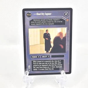 Star Wars CCG Cloud City Black Border BB Dark Side DS Cloud City Engineer - Picture 1 of 1