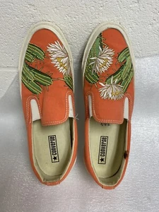 Converse All Star 7 Chuck Taylor Floral Embroidered Cactus Sneakers Size 9 - Picture 1 of 12