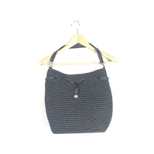 Lauren Ralph Lauren Debby Update Andie Bucket Bag Woven Leather Raffia Handbag - Picture 1 of 11