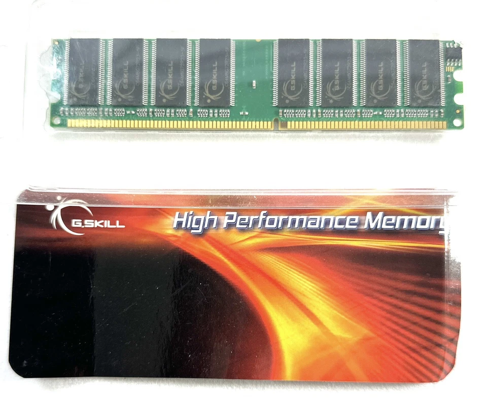 G.SKILL High Performance Memory 1024MBx1 DDR 400 PC-3200 - Image 1 of 3