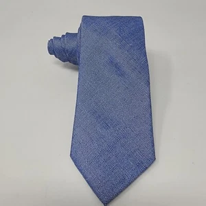 ZENIO Slim Blue Canvas Tie - Handmade **NWT** - Picture 1 of 5