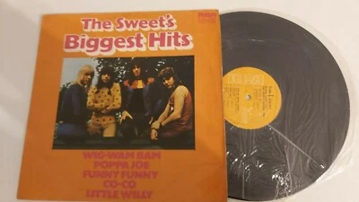 THE SWEET sweet's biggest hits RARE  ISRAELI LP  1st, diff cover - Image 1 of 2