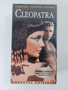 Cleopatra (VHS, 2001) 2-Tape Set Special Edition Elizabeth Taylor Richard Burton - Picture 1 of 6