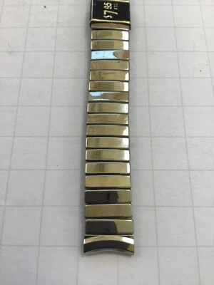 Correa de reloj elástica de acero inoxidable tono plata duquesa vintage para hombre nueva de Lote Antiguo Foto 1 de 4