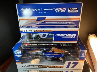 Kyle Larson #17 HendrickCars.com 2024 INDY 1:18 #5 Chevrolet Camaro Coke 600 LQ - Image 1 of 4