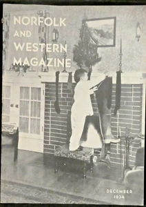 Railroad Magazine NORFOLK AND WESTERN Dec 1934 - Picture 1 of 1
