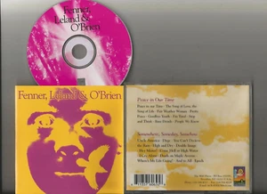 Fenner, Leland & O'Brien US CD Peace In Our Time Somewhere, Someday, Somehow GT - Picture 1 of 1