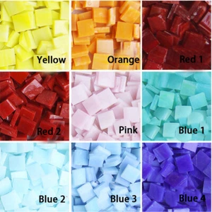 270 Piezas 10x10mm 200g Vidrieras Mosaico Azulejos / Mosaicos Arte Hágalo usted Mismo - Imagen 1 de 30