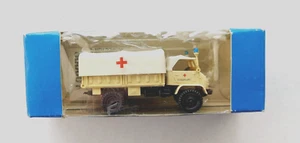 ROCO MINIATURMODELLE 1/87 H0 1338 - UNIMOG S "DEUTSCHES ROTES KREUZ" - Bild 1 von 9