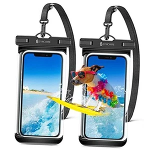 Waterproof Mobile Phone Case, Pack of 2 Underwater Mobile Phone Transparent - Picture 1 of 8