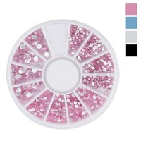 1000/1200 PCS Nail art Rhinestones Nail Art UV Gel Acrylic System Tips
