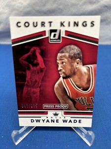 2017-18 Donruss Court Kings Dwayne Wade Press Proof 48/125 Nrmt