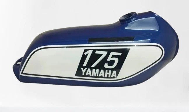 APTO PARA Tanque pintado azul enduro Yamaha DT 175 DT175 1975 A 1977 Foto 1 de 4