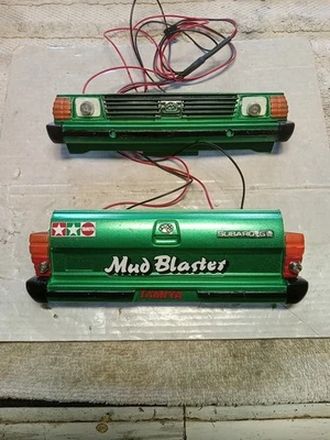 Vintage Tamiya Mud Blaster/ Brat. Front Nose And Rear Tailgate With Lights. - Image 1 of 2