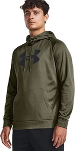 NEW Men's Under Armour Green Black Fleece Big Logo Hoodie Size Large MSRP $60.00 - Picture 1 of 8