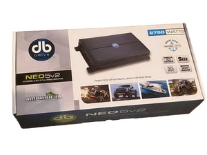 Amplificador UTV marino de rango completo DB Drive NEO5v2 Clase D 5 canales 2750 W - Imagen 1 de 4