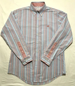 Brooks Brothers NEW Button Shirt Mens M Long Sleeve Multi Color Non Iron Slim - Picture 1 of 8