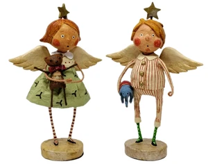 Figurine ESC Lori Mitchell Babes In Toyland fille garçon ange Noël art populaire - Photo 1/8