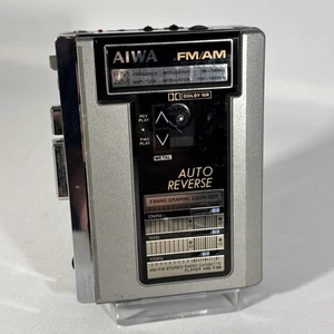 Original AIWA HS-T36 Vintage Stereo Kassettenspieler Walkman + FM Radio - Bild 1 von 18