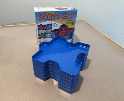 Quebra-cabeça Ravensburger Sort & Go bandejas de classificação quebra-cabeças até 1000 peças em excelente estado usado - Imagem 1 de 4