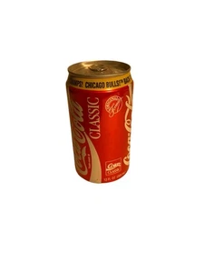 Coca Cola Collector’s Item Factory Sealed Empty Coke Can Chicago Bulls 1992 - Picture 1 of 2