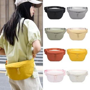 Nylon Sport Bumbag Lightweight Phone Bag Simple Crossbody Bag Sport - Picture 1 of 20