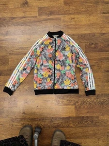 Adidas Originals Palm Tree Allover Print SST Track Unisex Jackets Size Medium - Picture 1 of 4
