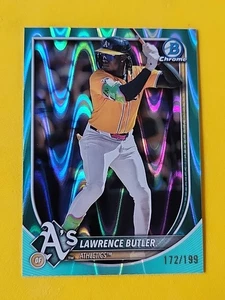 2025 Bowman Chrome - Lawrence Butler #59 Green Wave Refractor /199  - Bild 1 von 3