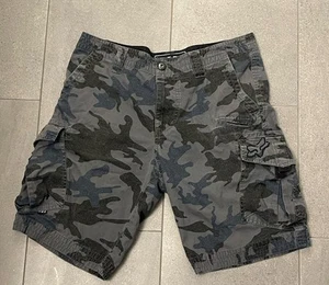 Fox Racing Cargo Shorts Men's 34 Camo Ranger Outdoor Sports Moto Cross Army - Picture 1 of 13