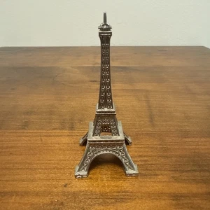 Paris France Metal Eiffel Tower Statue Decor Alloy Souvenir 3 1/4” - Picture 1 of 9
