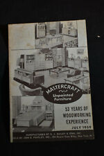 1959 Mastercraft Unpainted Furniture Catalog