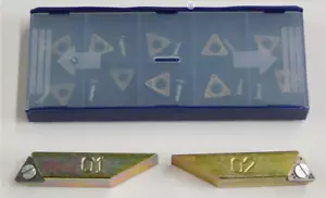 Ammco Negative Rake Carbide Bit Holders w/10pk of 6914 Bits for Brake Lathe - Foto 1 di 1