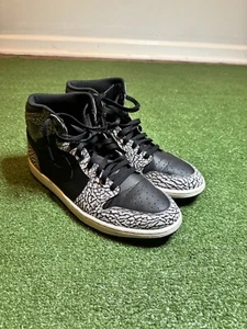 Nike Air Jordan 1 High Retro Un-Supreme Cement Elephant 839115-013 Hombres 12 Sin Tapa - Imagen 1 de 9