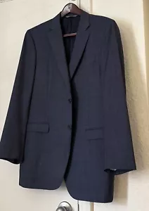 Canali 2btn Blue Grey Sportcoat Jacket 42 R Reg Italy Made - Picture 1 of 4