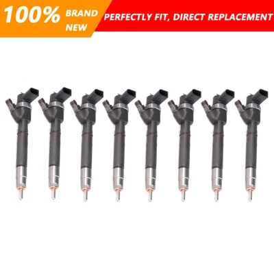 Inyector de combustible diésel 8 piezas 0445110189 A6110701687 apto para Mercedes-Benz L4 V6 V8 Foto 1 de 4