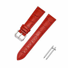 Men's Genuine Leather Watch Strap Band Quick Release 12 14 16 17 18 20 22 24mm